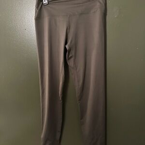 Olive Green High-Waisted Leggings